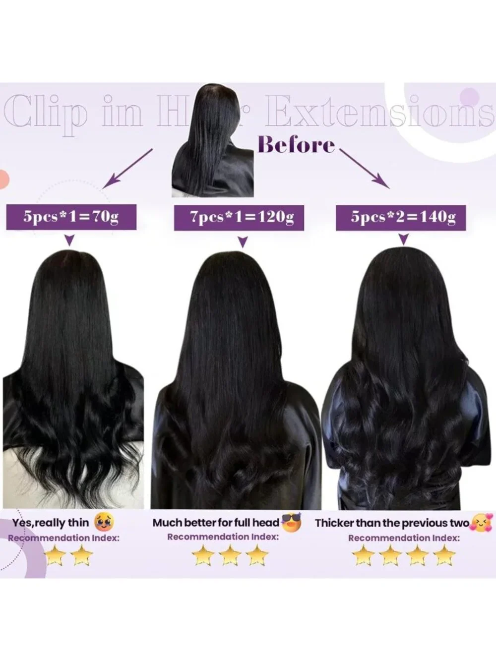 16 Inch Human Hair Clip-In Extensions for Special Occasions - Easy & Glamorous!